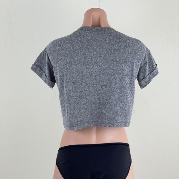 Choies Cheshire Cat Crop Top in Grey - Picture 6 of 10